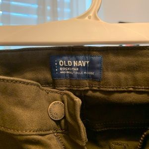 Old Navy Rockstar Skinny Pants. Olive green. Women’s 12 regular